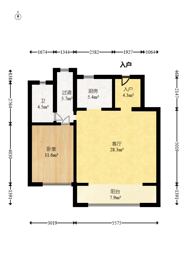 金地艺境 4室2厅2卫 216.0万 金地艺境 4室2厅2卫 216.0万户型图