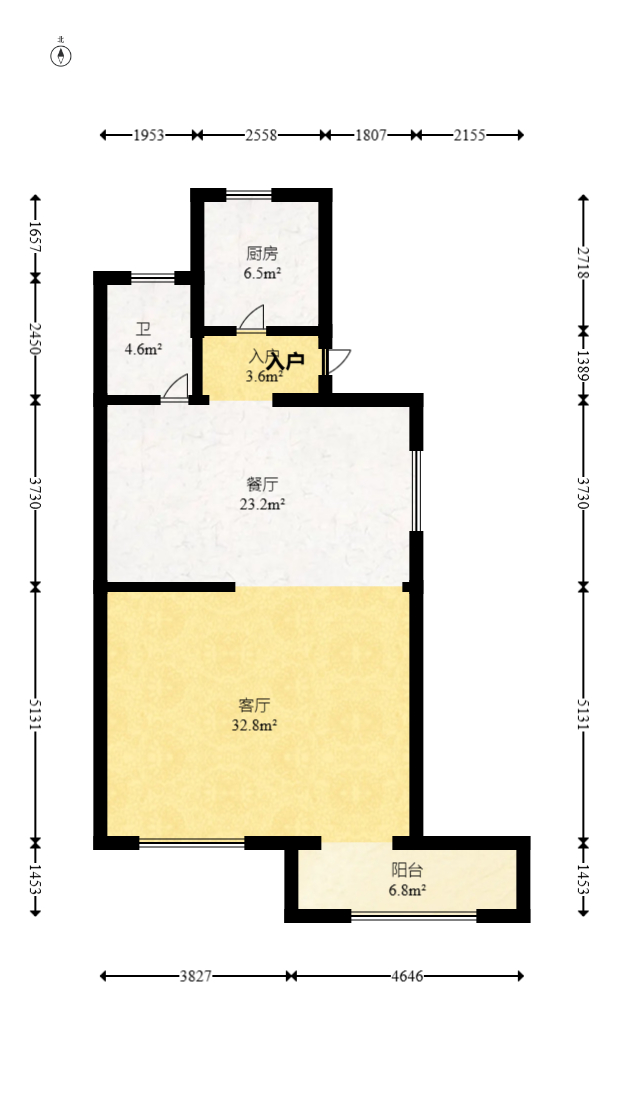 山水湾  6室2厅3卫    350.0万 山水湾  6室2厅3卫    350.0万户型图