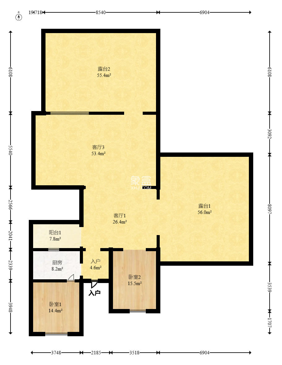 金地三千府(金地湖山樾、金地自在城)  6室3厅3卫    500.0万 金地三千府(金地湖山樾、金地自在城)  6室3厅3卫    500.0万户型图