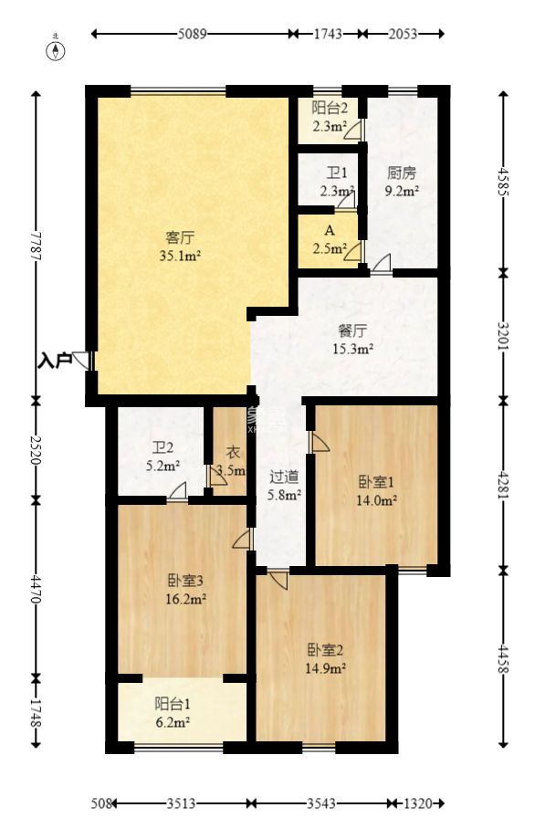 瀏陽河畔家園  3室2廳2衛(wèi)   125.00萬