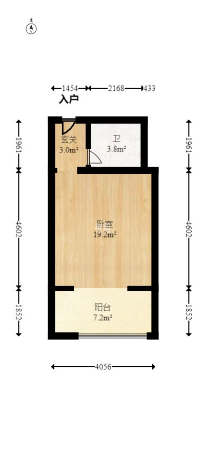 富兴旺角  1室1厅1卫   25.00万