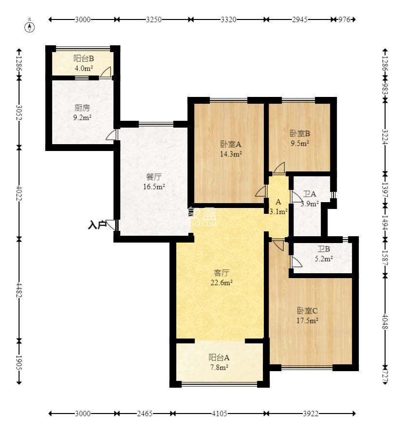 恒大雅苑  1室2厅2卫    112.0万