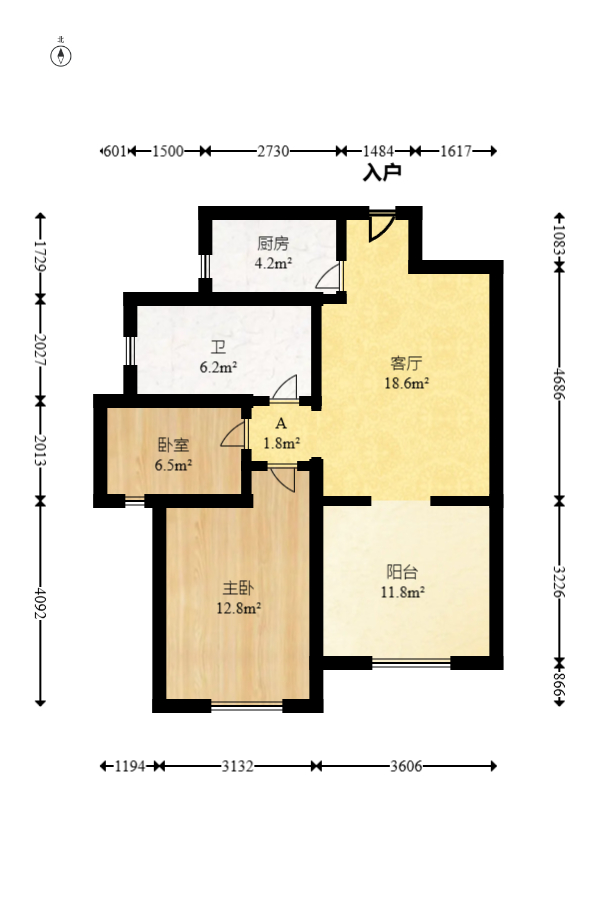 中天广场  2室2厅1卫    76.0万 中天广场  2室2厅1卫    76.0万户型图