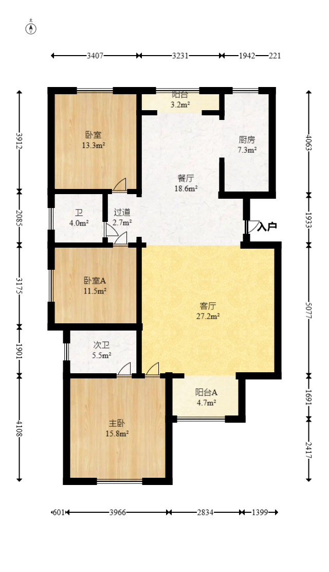 楚天世纪城西苑  1室2厅2卫    99.0万 楚天世纪城西苑  1室2厅2卫    99.0万户型图