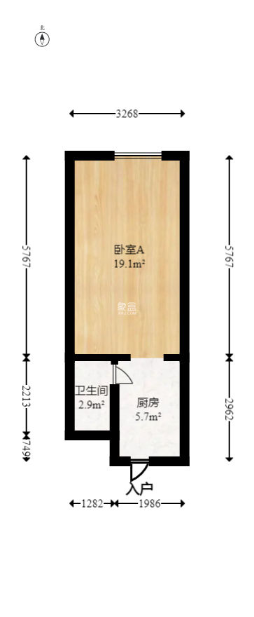 碧桂园印象  1室1厅1卫   40.60万