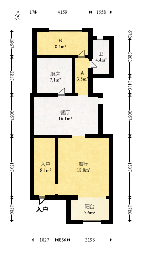 山水湾  5室2厅3卫    268.0万 山水湾  5室2厅3卫    268.0万户型图