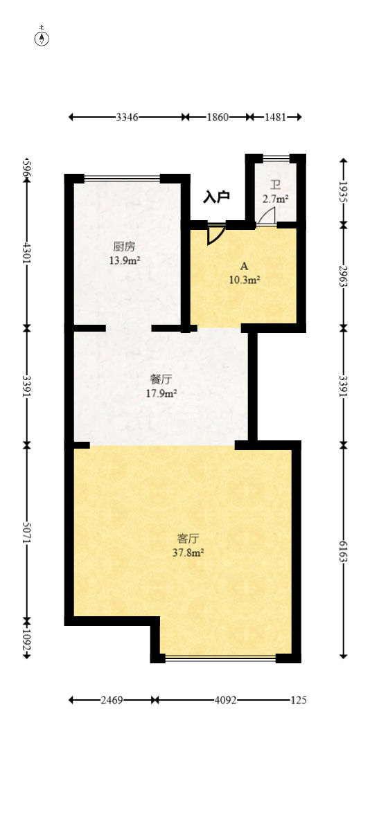 比华利山  1室0厅0卫    190.0万