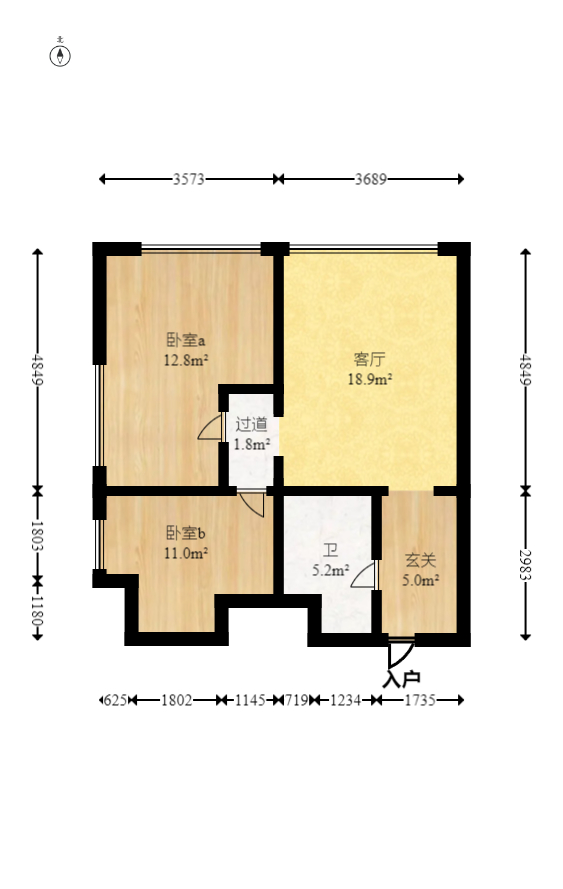 紫鑫御湖湾  1室1厅0卫    34.0万 紫鑫御湖湾  1室1厅0卫    34.0万户型图
