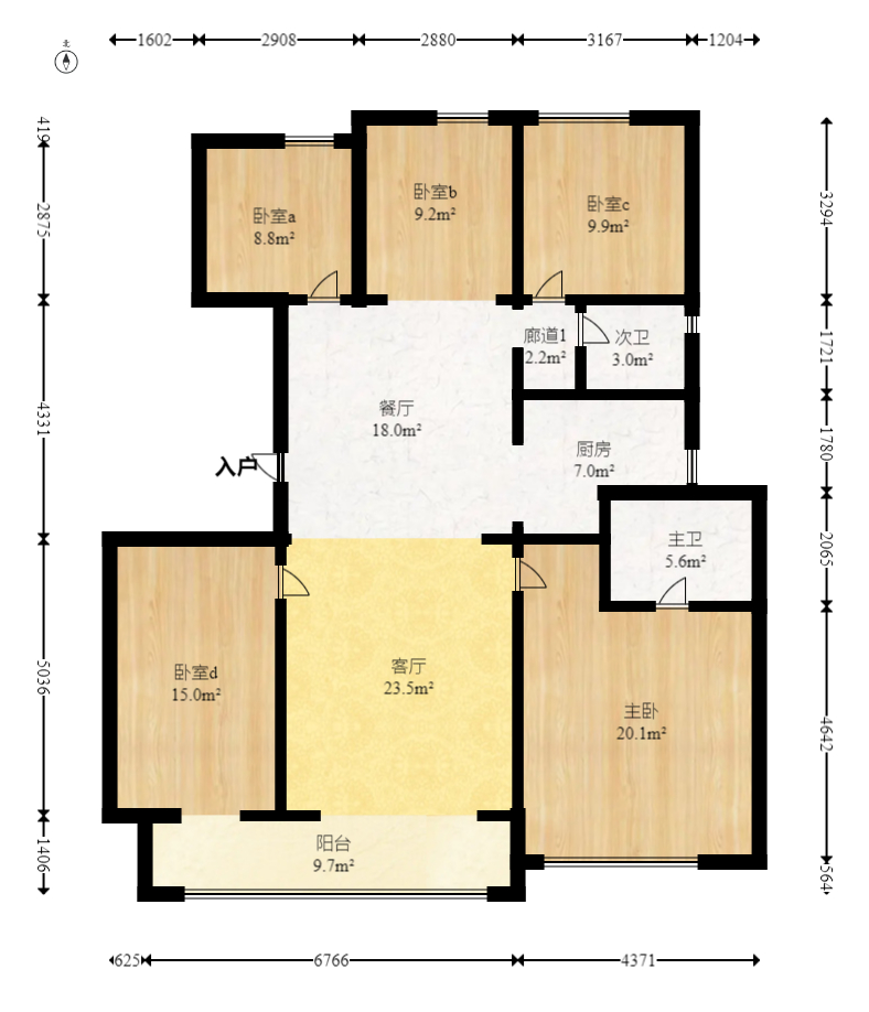越秀亲爱里  5室2厅2卫    160.0万 越秀亲爱里  5室2厅2卫    160.0万户型图