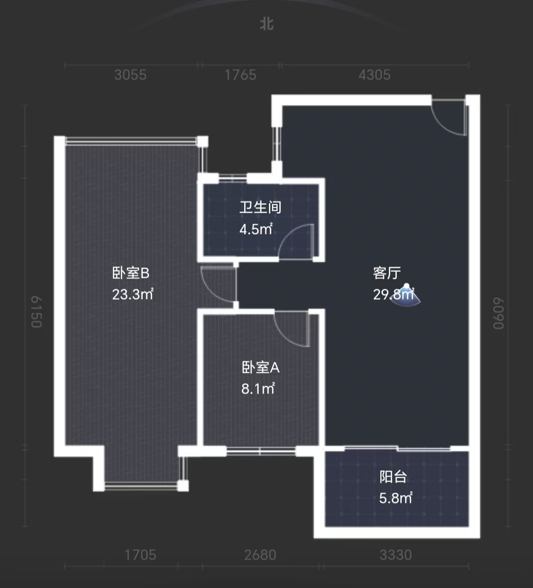 春藤小镇 3室2厅1卫 69.5万 春藤小镇 3室2厅1卫 69.5万室内图
