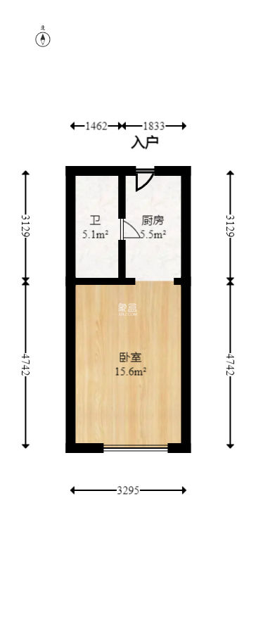 卓越江岸  1室0厅0卫   30.00万