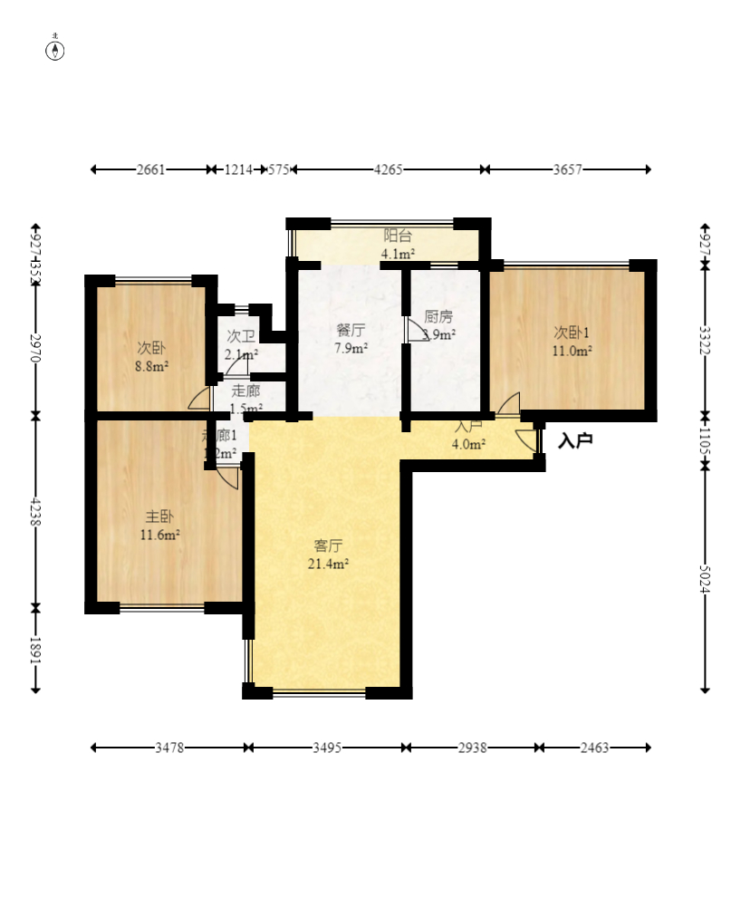 恩祥新城  1室0厅0卫    220.0万 恩祥新城  1室0厅0卫    220.0万户型图