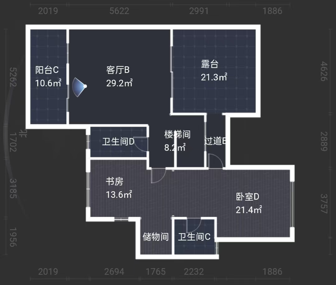 湘银星城  5室2厅2卫   158.00万