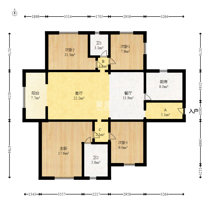 国泰九龙湾  4室2厅2卫    105.0万 国泰九龙湾  4室2厅2卫    105.0万