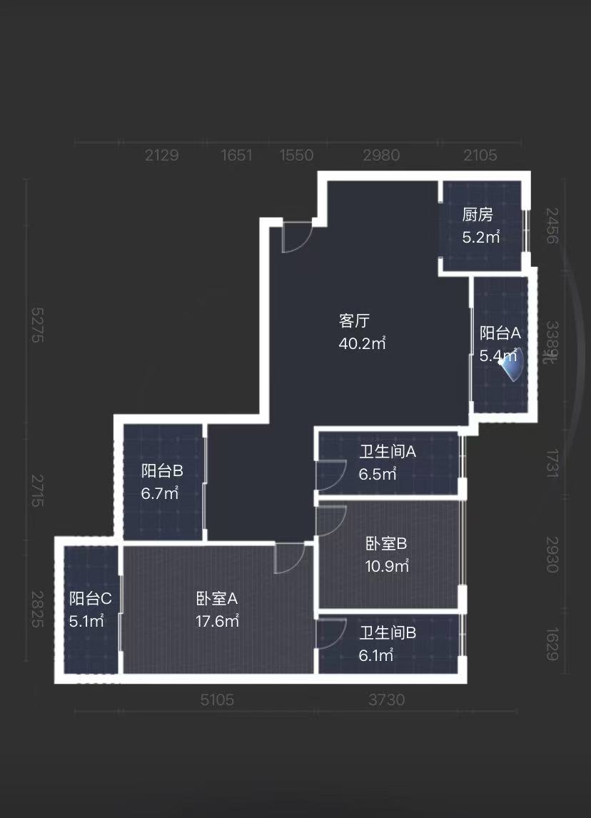 旺城天悦领秀香江  3室2厅2卫   48.80万