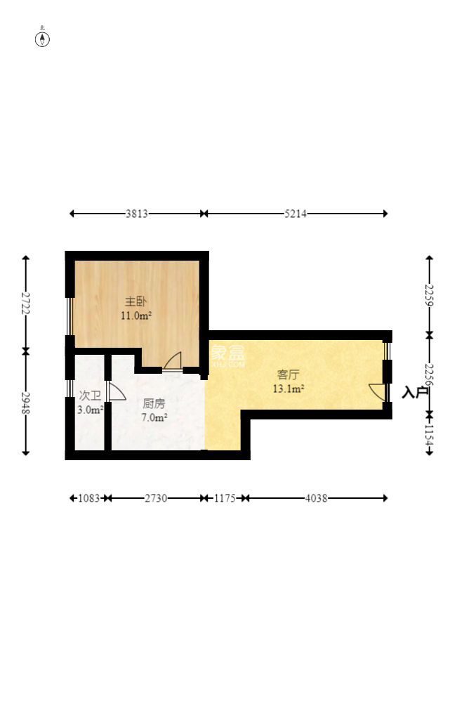 西城别院  2室1厅1卫   99.00万