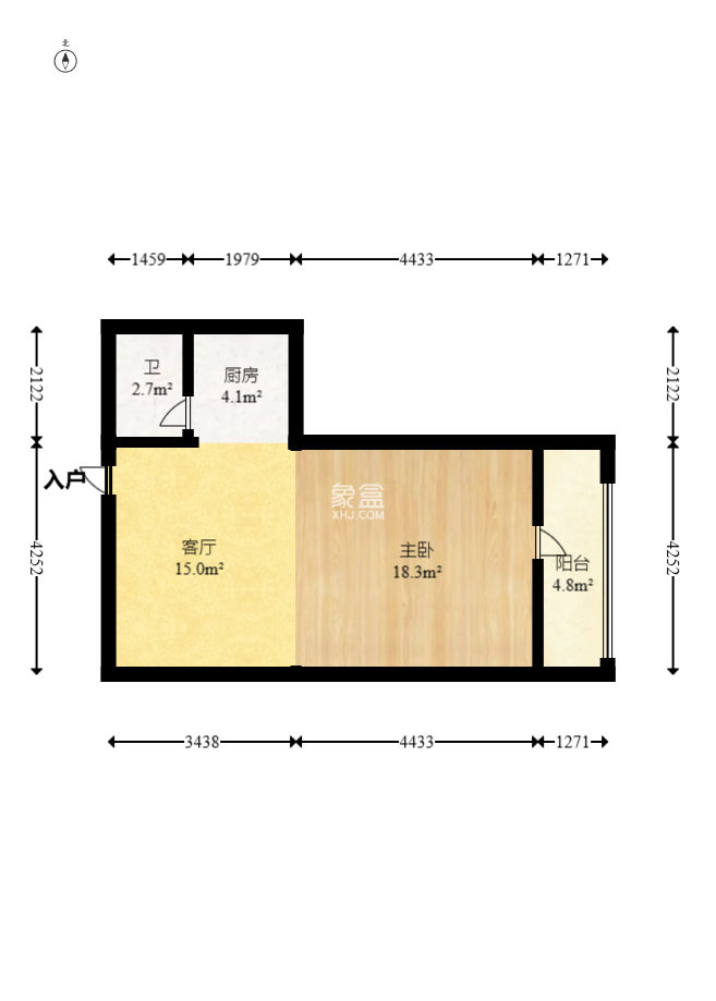 添景阁  1室1厅1卫   49.80万