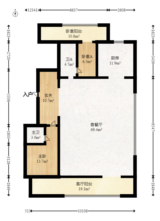 江山印  5室2廳4衛(wèi)   1300.00萬