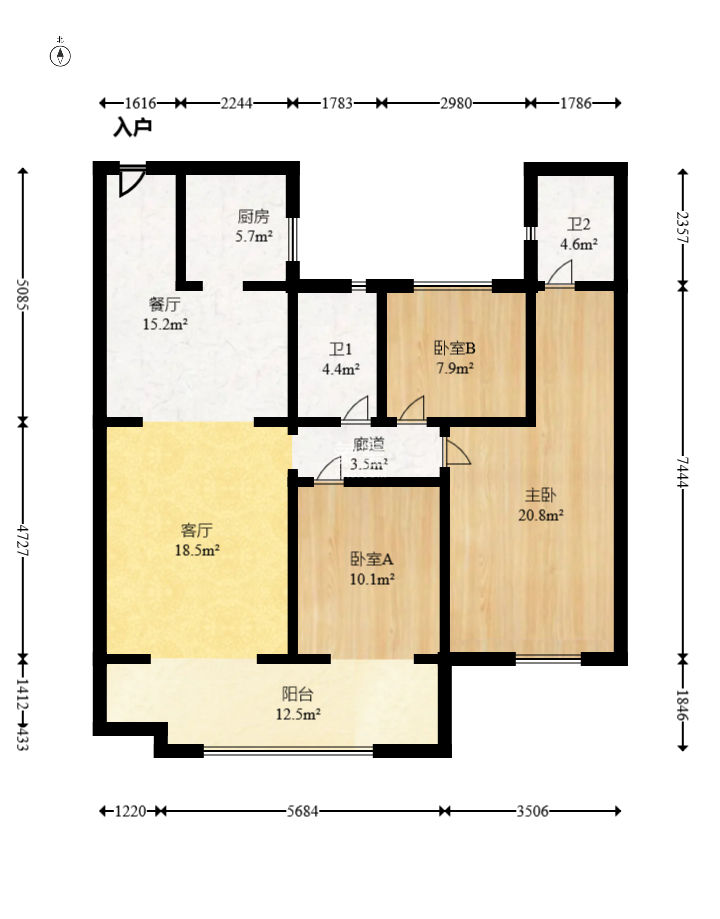 碧桂园智慧城市  3室2厅2卫   100.00万