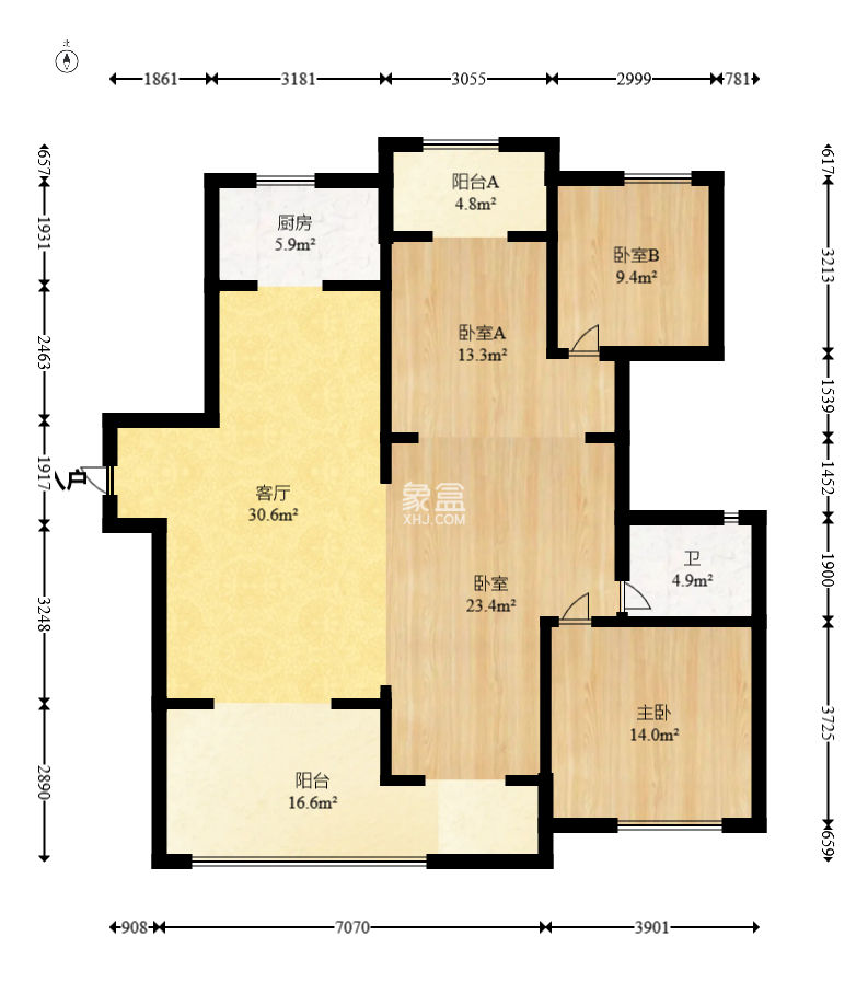中交建发松雅院  4室2厅2卫    116.0万
