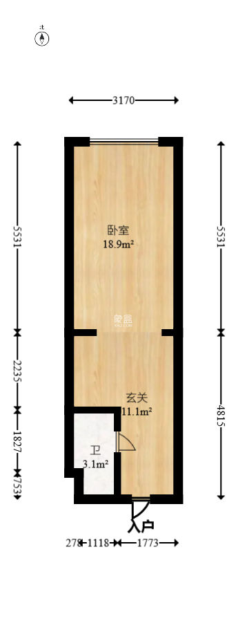 宇成开福广场  1室0厅0卫   43.80万