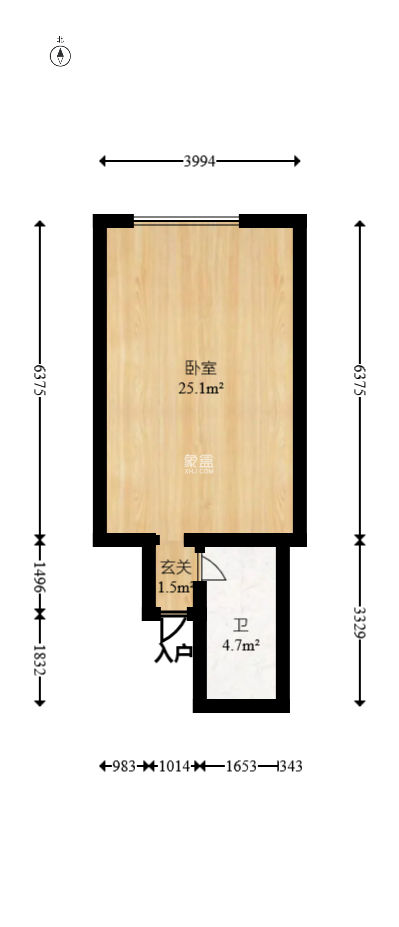 藏珑湖上公馆  1室0厅0卫   50.80万