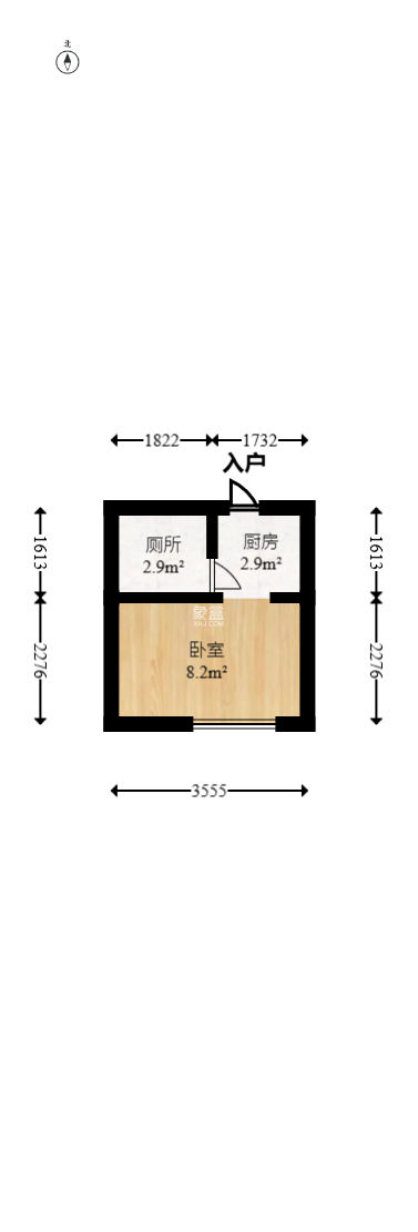 兰亭湾畔  1室1厅1卫   16.00万