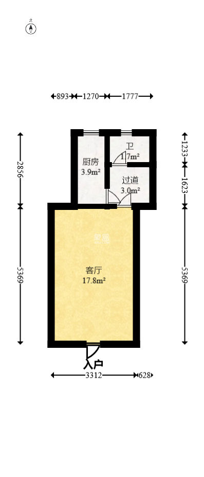 曙光小區(qū)  1室1廳1衛(wèi)   23.00萬
