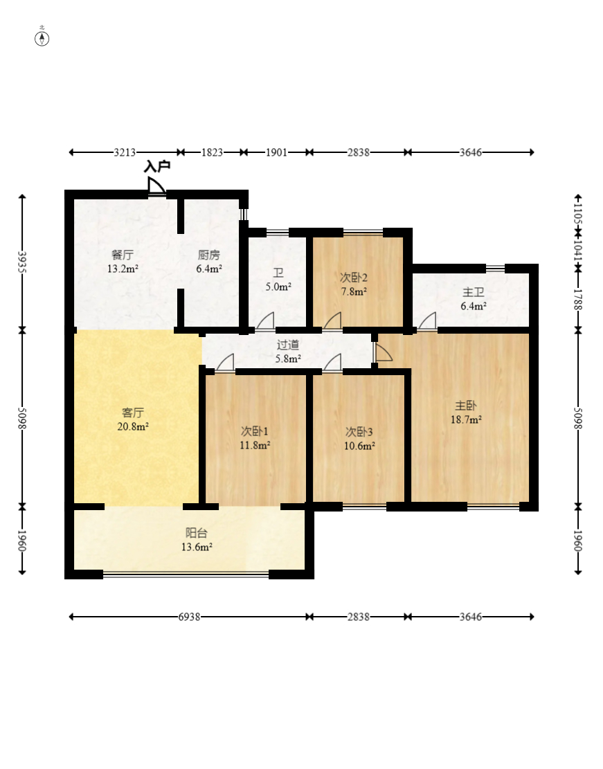嘉宇北部湾BC区  4室2厅2卫    62.0万 嘉宇北部湾BC区  4室2厅2卫    62.0万户型图