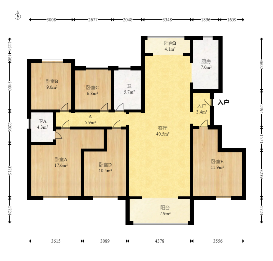振业城四期  5室2厅2卫    260.0万 振业城四期  5室2厅2卫    260.0万户型图