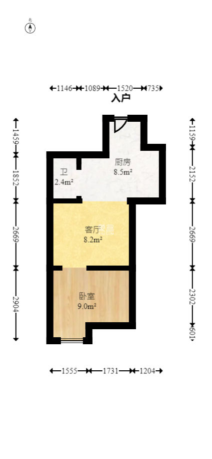 海林馨香雅苑  1室1厅1卫    32.8万