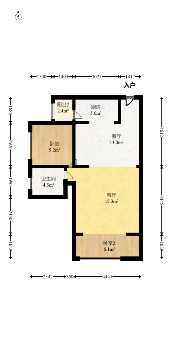 方略潇邦  2室2厅1卫    36.8万 方略潇邦  2室2厅1卫    36.8万户型图