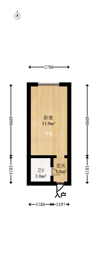 洋湖时代  1室0厅0卫    17.98万