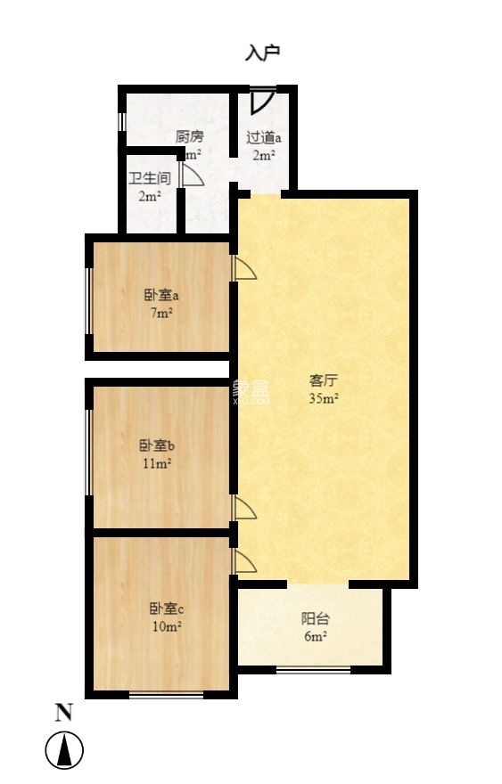 佛奥康桥水岸  3室2厅1卫    1600.0元/月 佛奥康桥水岸  3室2厅1卫    1600.0元/月室内图