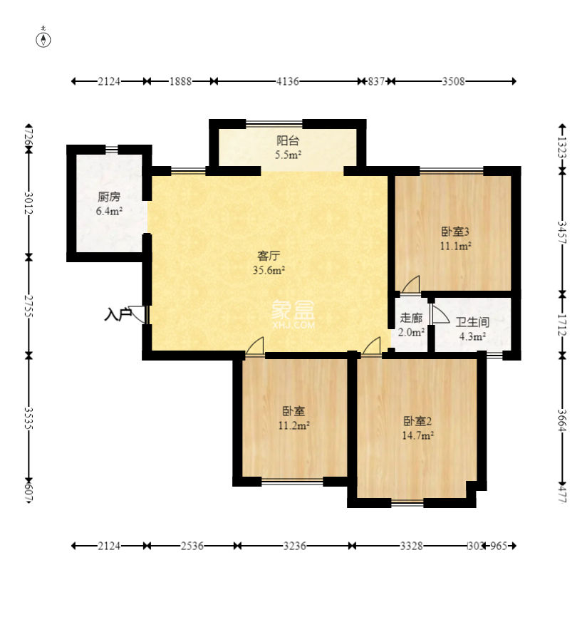 东方美地  1室0厅0卫   72.80万