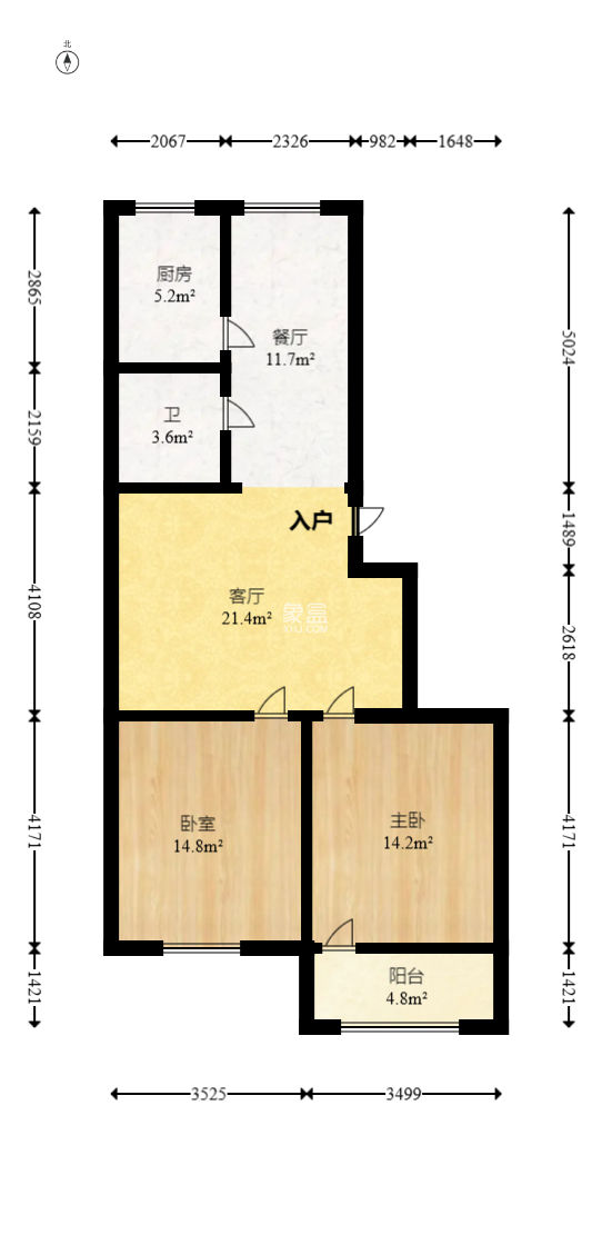 中南汽车世界  2室2厅1卫   28.50万