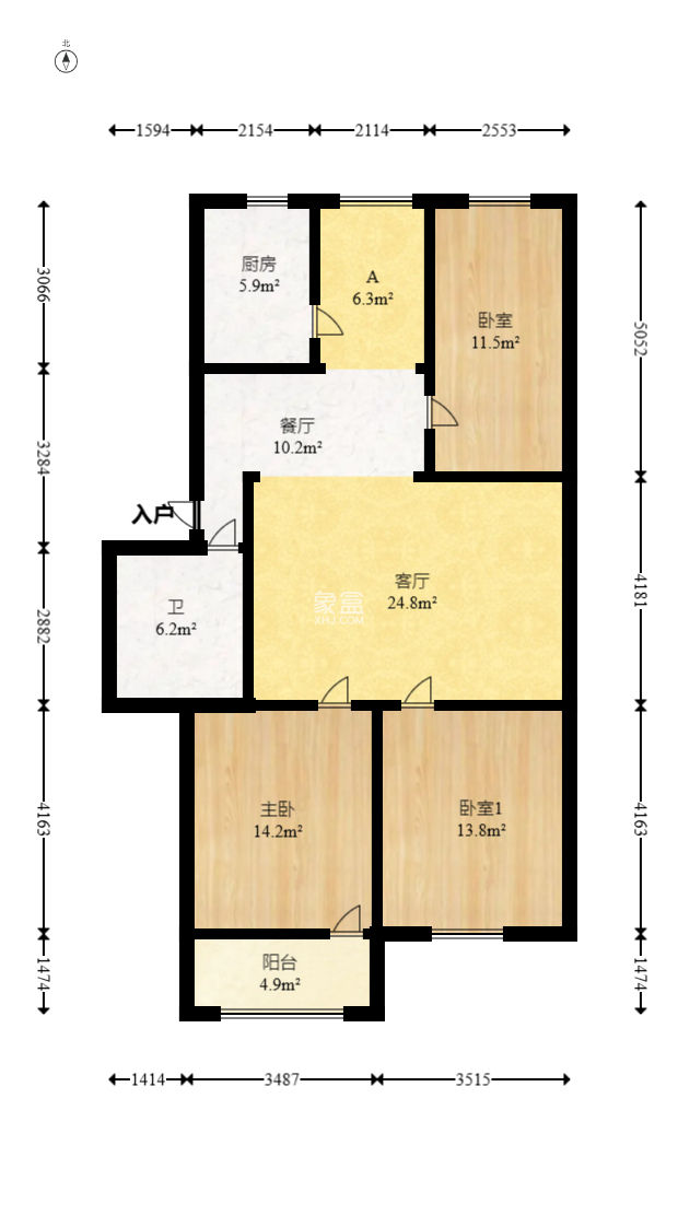 中南汽车世界  3室2厅1卫   29.80万