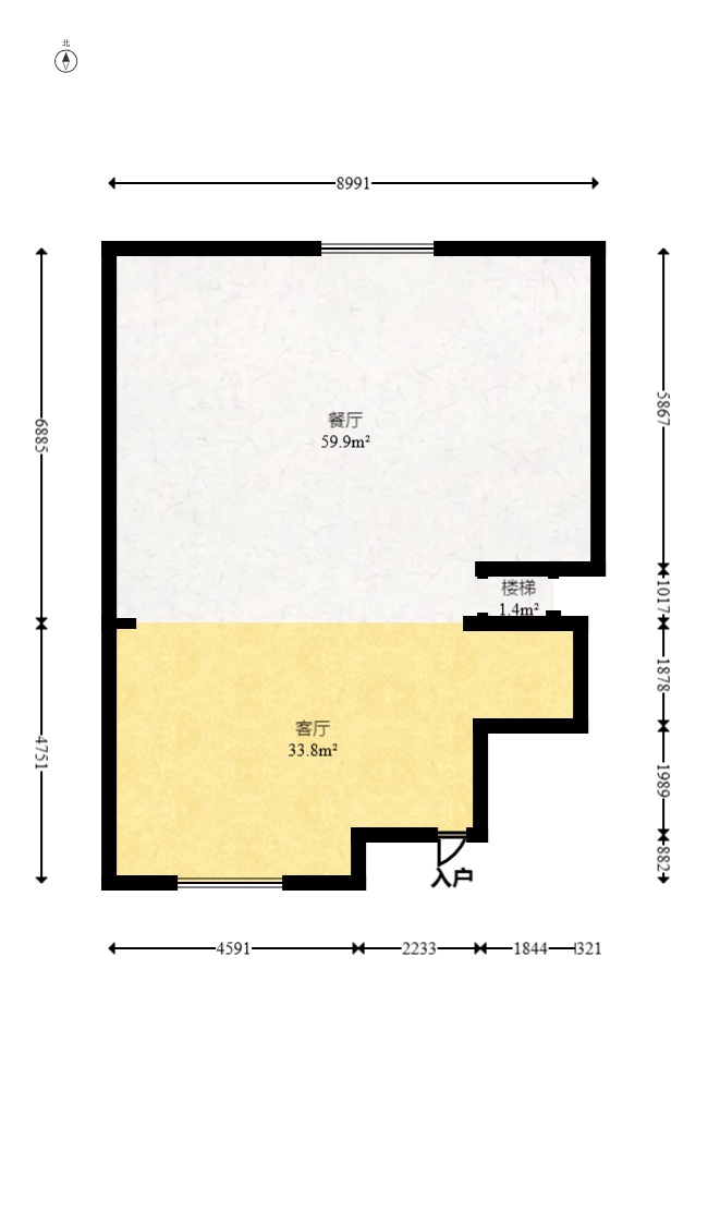 保利香槟国际 5室3厅3卫 438.0万 保利香槟国际 5室3厅3卫 438.0万户型图