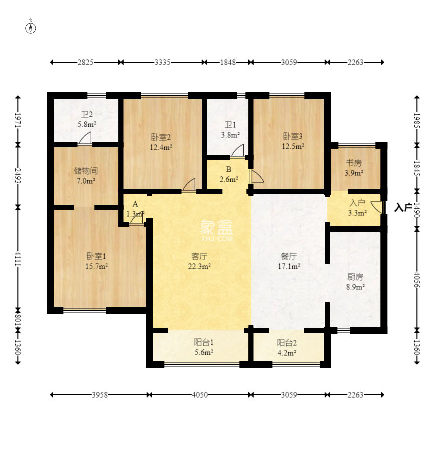 荣悦台  3室2厅2卫    200.0万