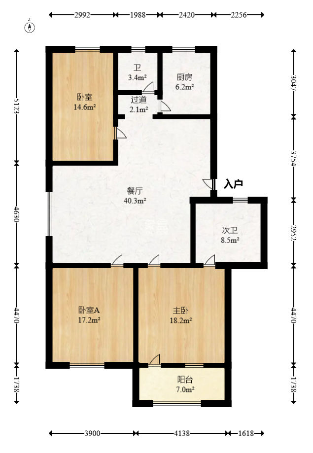 中南汽车世界  3室2厅1卫    45.8万