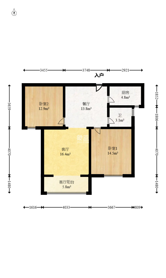 鑫远御文台二期  2室2厅1卫    58.0万 鑫远御文台二期  2室2厅1卫    58.0万