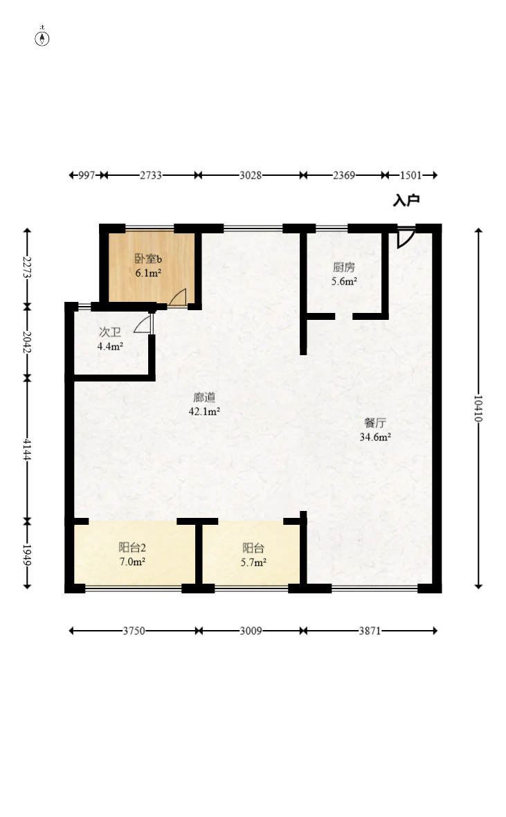建发央著  4室2厅2卫   218.00万室内图1