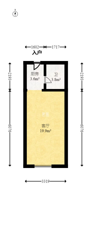 尚都美寓  1室1厅1卫   17.00万