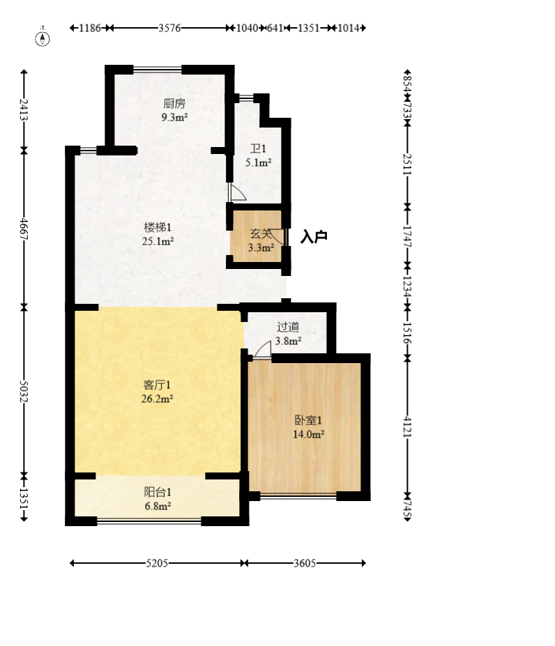 时代建发和著  5室2厅2卫   310.00万室内图1