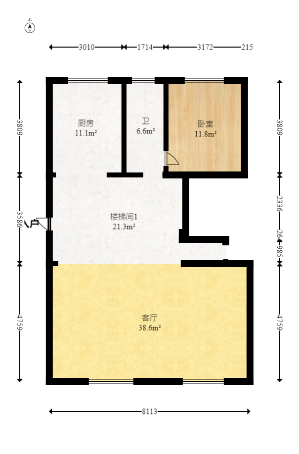 恒基旭辉湖山赋  6室2厅4卫   428.00万室内图1