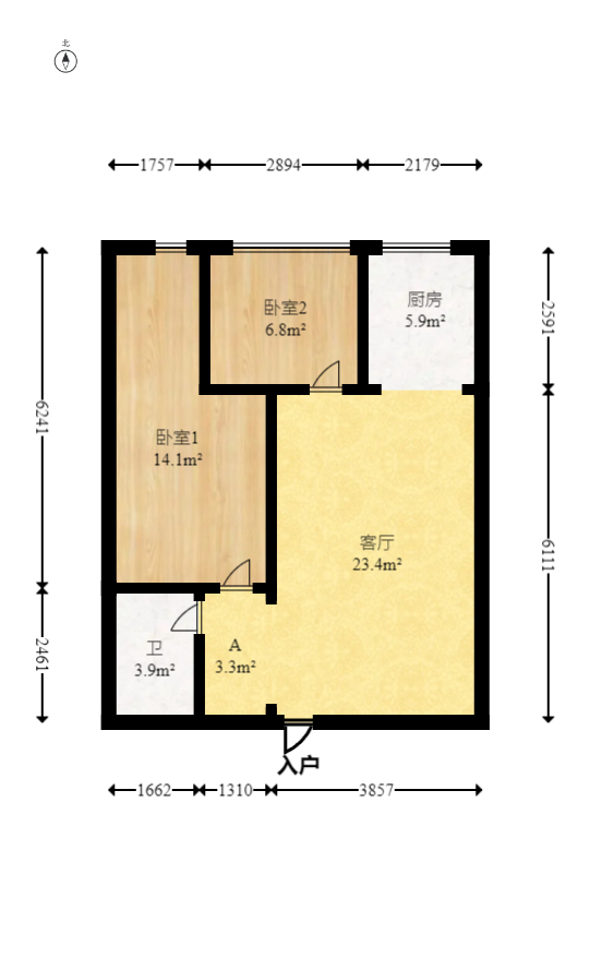 才子嘉都  1室0厅0卫   50.00万室内图1