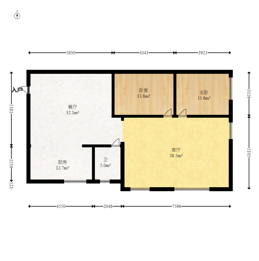 和悦城(蟠龙景苑) 3室2厅1卫 89.0万 和悦城(蟠龙景苑) 3室2厅1卫 89.0万户型图