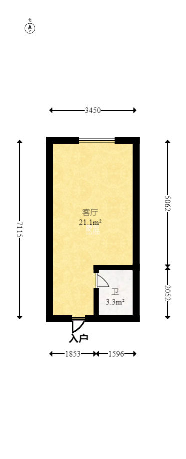 碧桂园翘楚棠  1室1厅1卫   17.00万