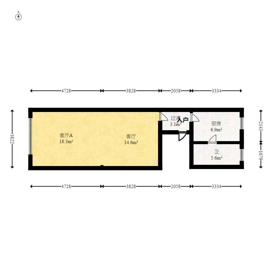 星沙三区 5室1厅5卫 100.0万 星沙三区 5室1厅5卫 100.0万户型图