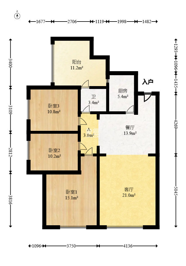 才子嘉都  3室2厅1卫   95.00万